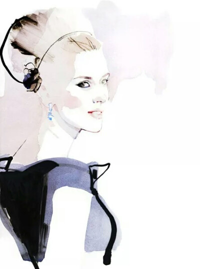 大卫·唐顿 (David Downton) 是出生于英国肯特的时装插画大师。原本是平面设计专业科班出身的他，毕业之后却以出色的插画风格打出自己的独特招牌。