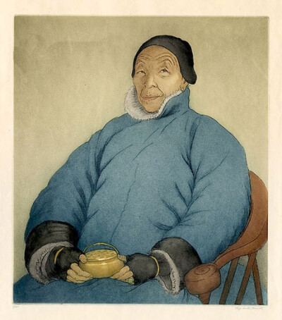 英国版画中的老苏州丨Elizabeth Keith （1887 - 1956）英国女画家。