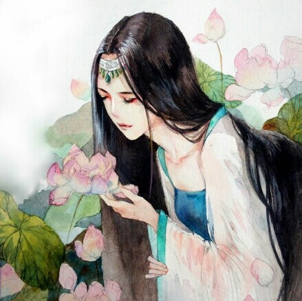 君不见，蝶衣女子日渐消瘦她为谁； 君不见，青丝染雪娥眉紧蹙她为谁； 君不见，双手合十虔诚祈祷她为谁； 君不见，穿针引线弃痛刺绣她为谁； 君不见，朱门紧闭谢尽来人她为谁； 君不见，韶华难留轻奏白头她为谁；