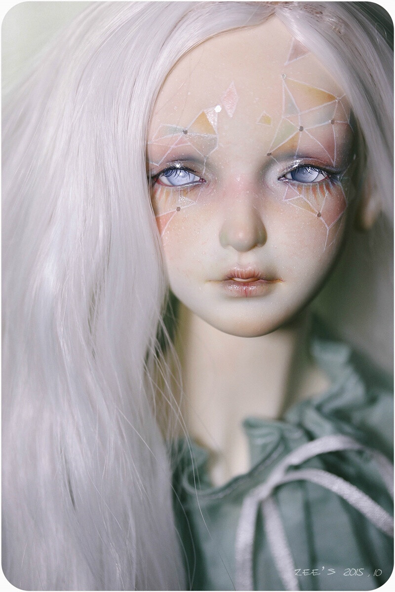 bjd 娃娃 妆面