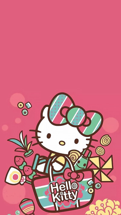 iphone高清壁纸 sanrio系列 hello kitty