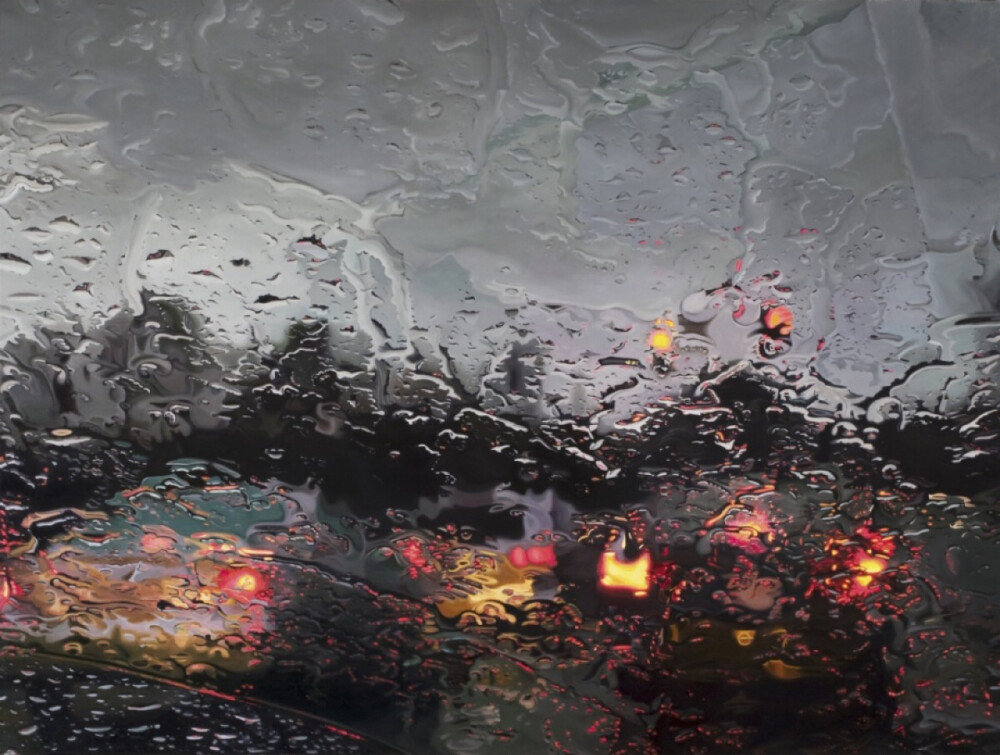 Gregory Thielker 超写实绘画 ｜ 在雨中