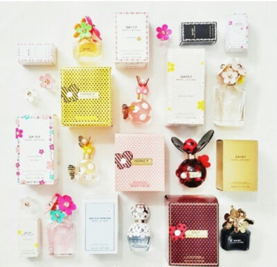 #彩妆颜值比拼#marc jacobs 的小雏菊香水全家福，总有一款是你的菜Daisy Dream