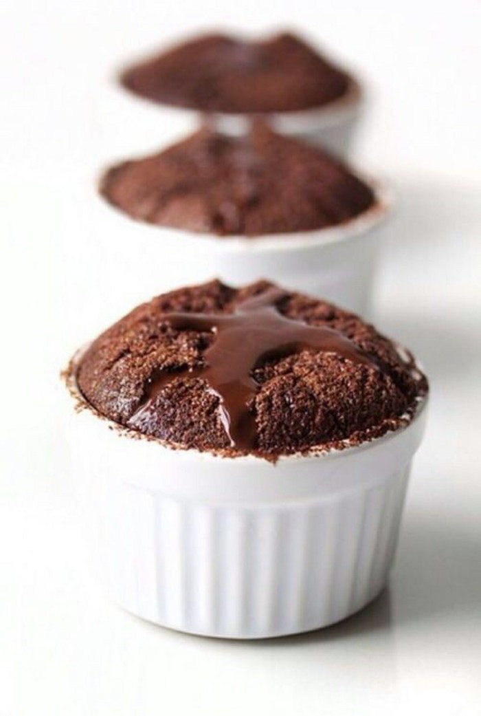 巧克力熔浆玛芬杯子蛋糕