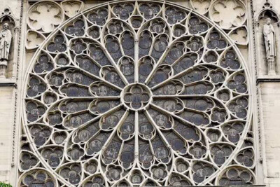 玫瑰窗（The Rose Window），便是花窗中最魅惑的代表