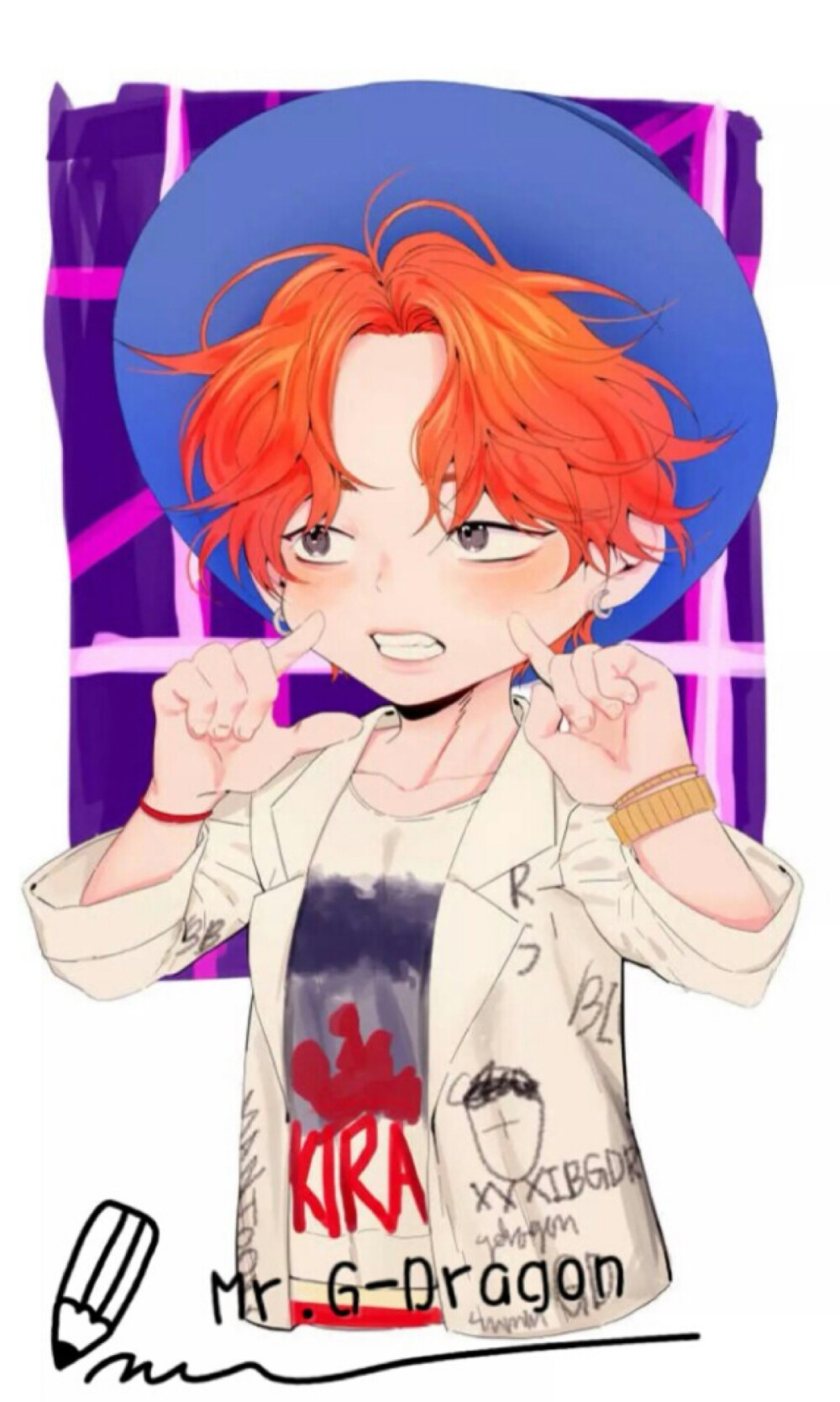 gdragon权志龙gd手绘系列图crlogo