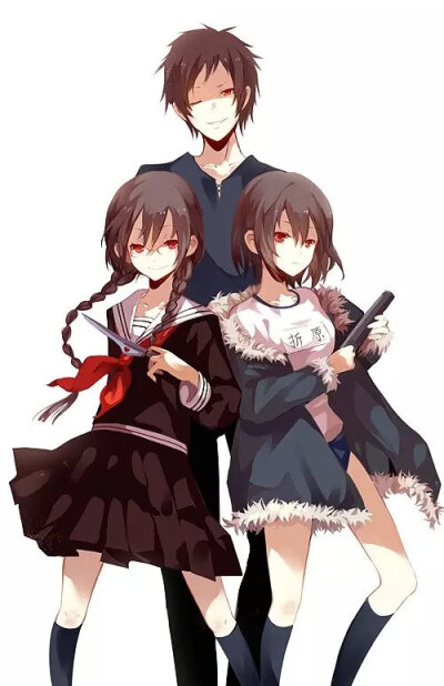 #无头骑士异闻录# 折原姐妹&amp;临也