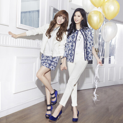 少女时代 TTS 金泰妍 黄美英 徐珠贤 MIXXO 2015 SPRING LOOK BOOK TaeTiSeo 画报