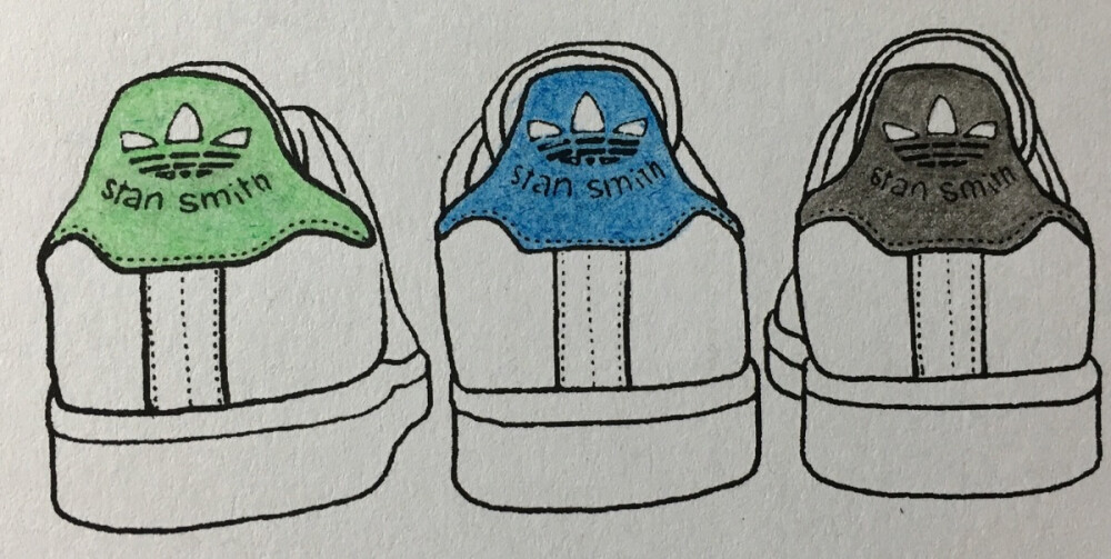 填色--三叶草 stan smith