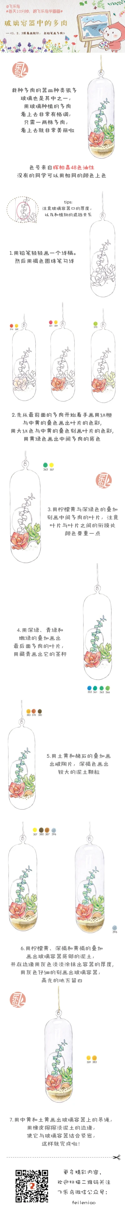 飞乐鸟～40飞乐鸟～166飞乐鸟～190【绘画教程】酸浆果20#飞乐鸟的