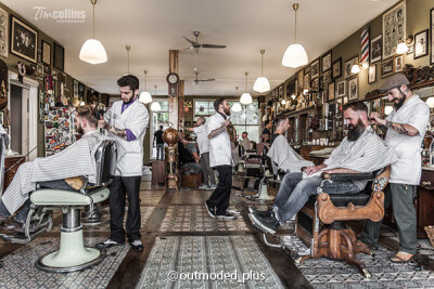 Schorem Barbershop in Rotterdam 理髮店也可以讓人血脈噴張