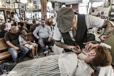 Schorem Barbershop in Rotterdam 理髮店也可以讓人血脈噴張