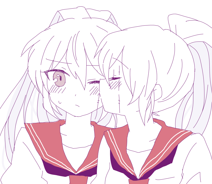 みゆあらp站二次元插画少女动漫恶魔之谜番场真夜番场真昼id7521967