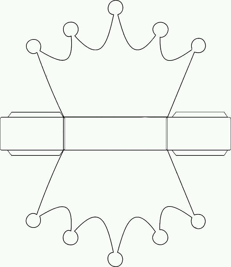 皇冠小盒模版