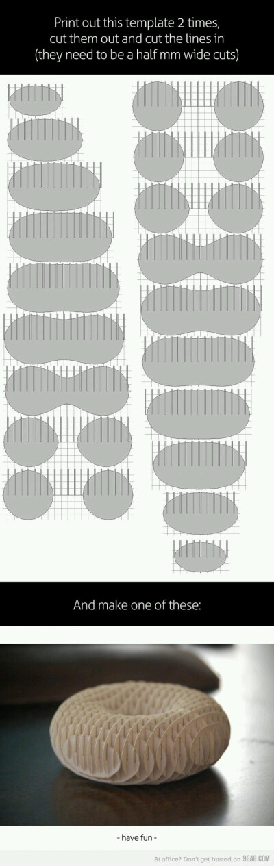 制作立体圆环插片模版