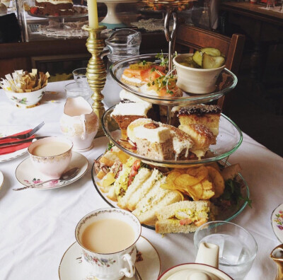 UK traditional afternoon tea