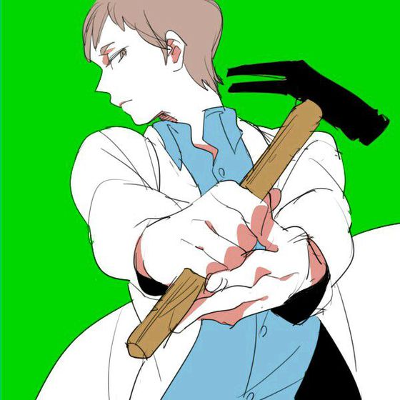 动漫头像纯色二次元动漫男头