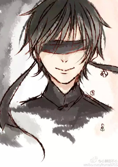 黑瞎子＿ 画师：小熊但不小