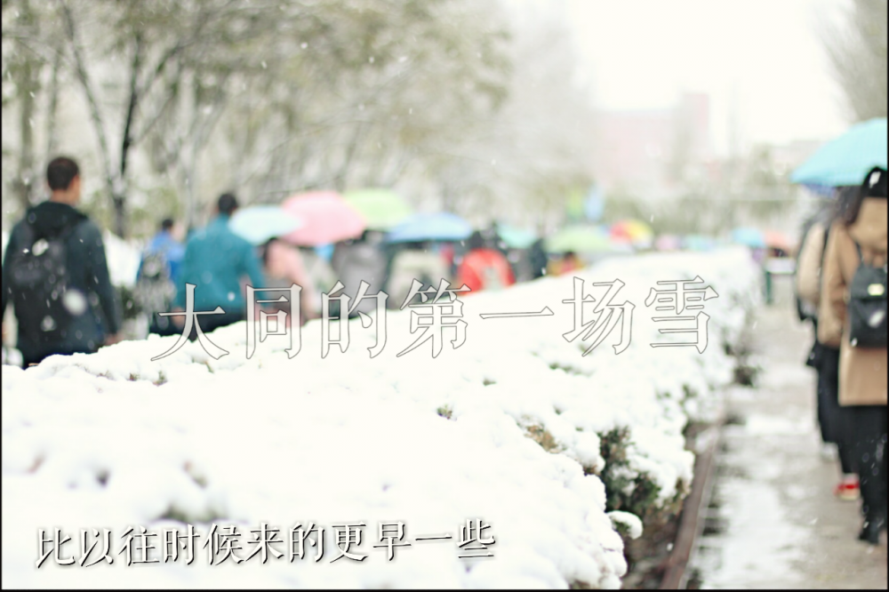 大同的第一场雪～摄影：Ldd