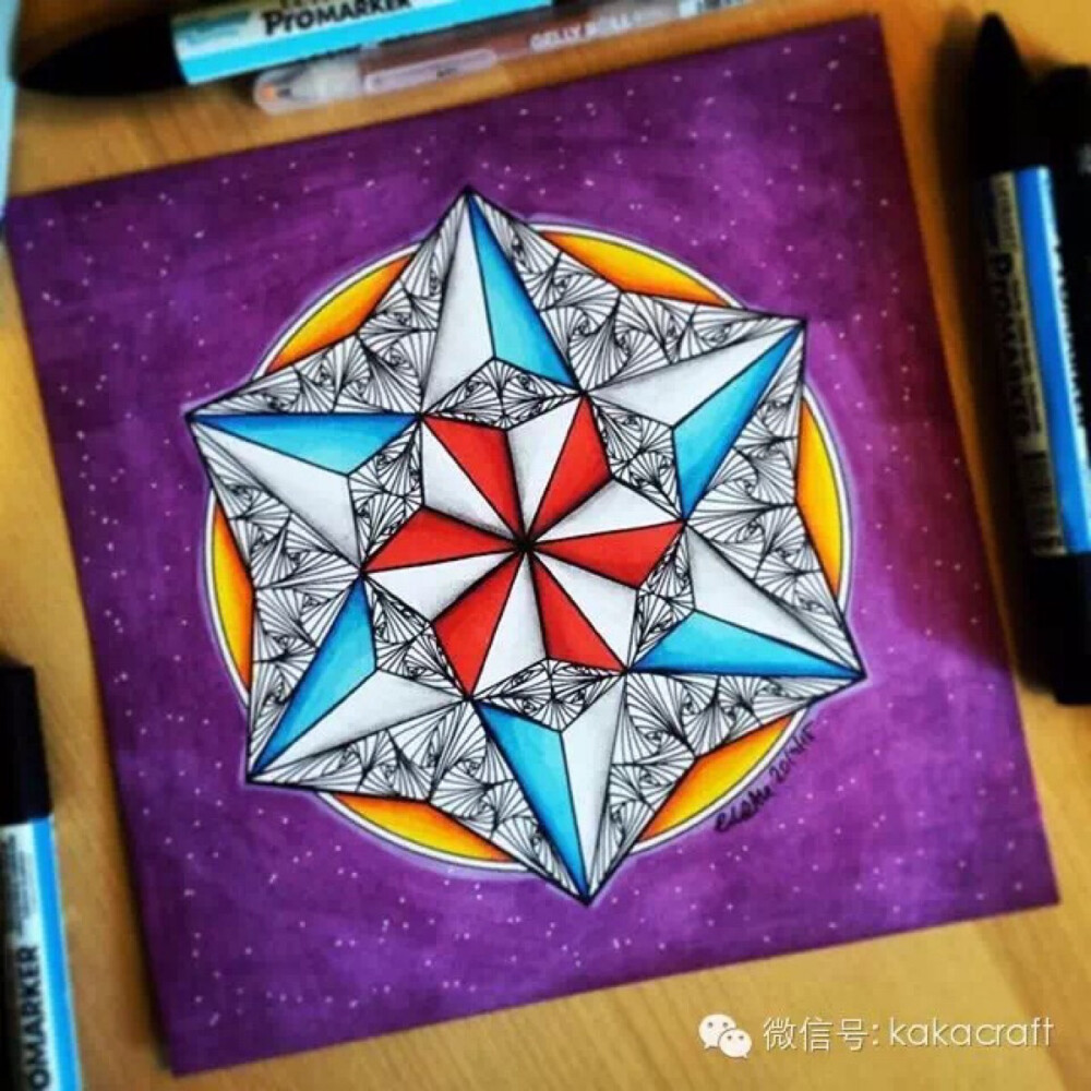 禅绕画爱好者的作品 自用