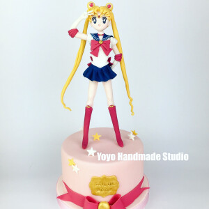 水兵月 美少女战士翻糖蛋糕 Sailor Moon