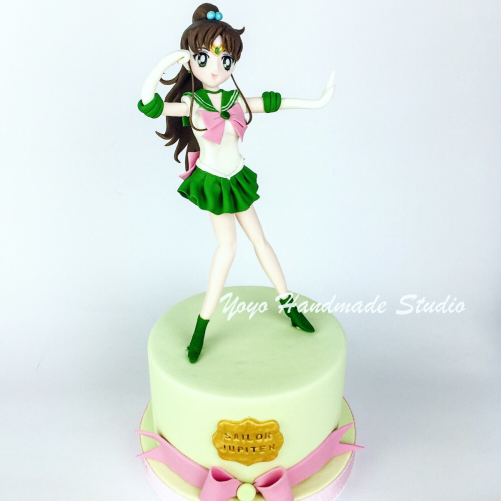 Sailor Jupiter 美少女战士翻糖蛋糕 Sailor Moon