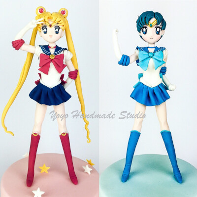 水野雅美 月野兔 美少女战士翻糖蛋糕 Sailor Moon