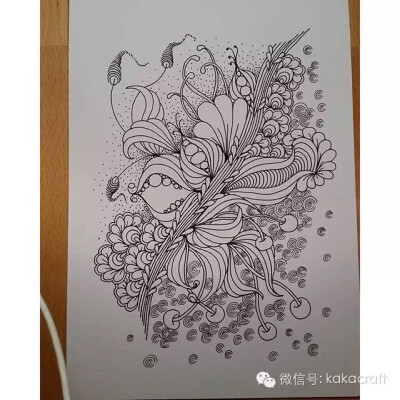 禅绕画爱好者的作品 自用