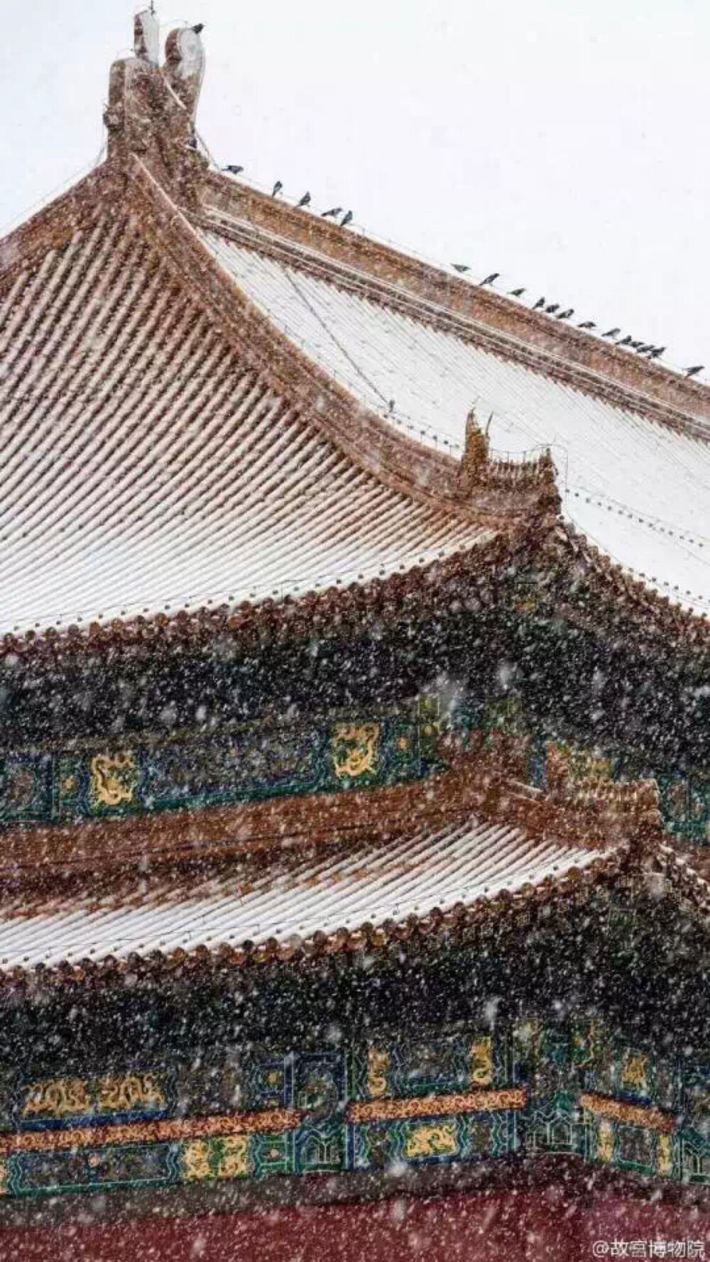 飘雪，故宫，动人
