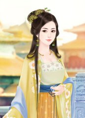 手绘系列―古代女子