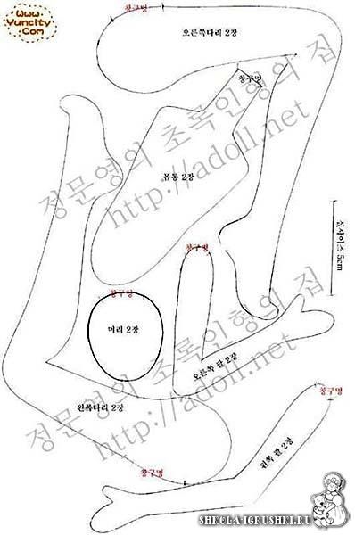 布偶手作圖型 圖片來(lái)自pinterest