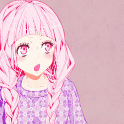 插画动漫 二次元 头像 萌系 女