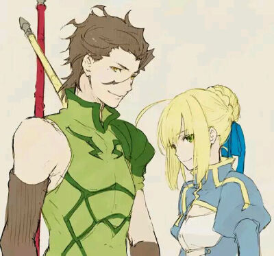 lancer and saber♡