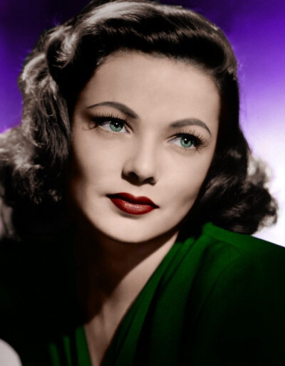 【吉恩·蒂尔尼 Gene Tierney】1920年11月19日--1991年11月6日，1945年以《狂恋》获奥斯卡最佳女主角提名。