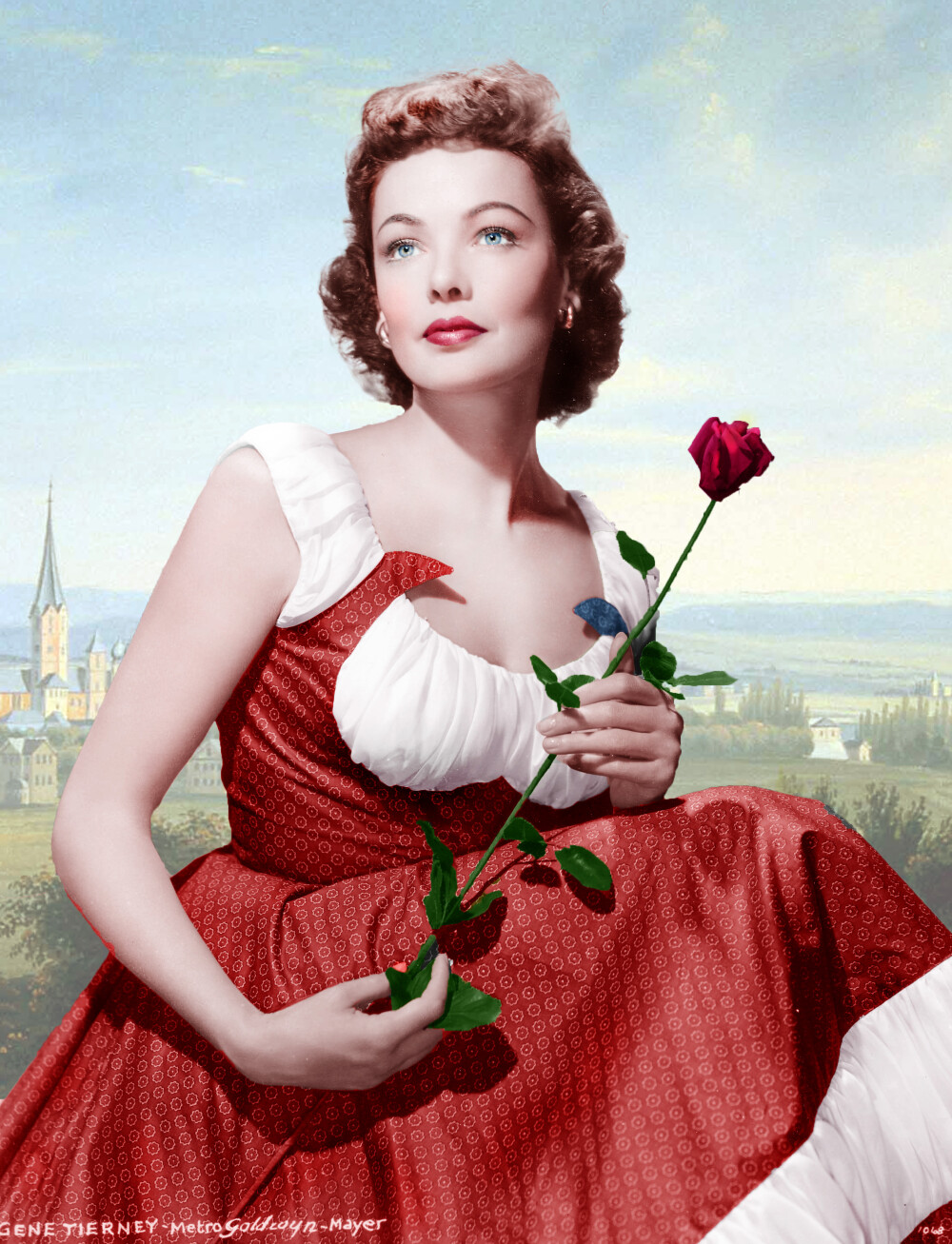 【吉恩·蒂尔尼 Gene Tierney】1920年11月19日--1991年11月6日，1945年以《狂恋》获奥斯卡最佳女主角提名。