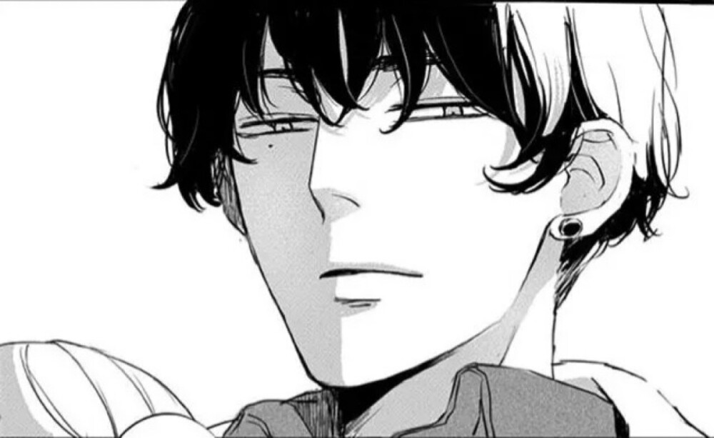 黑白 线条系 素材 男女 头像 动漫 壁纸 插画 人物