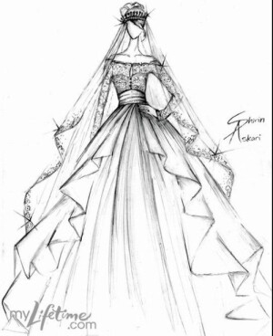服装 设计 手绘 礼服 素描 手稿 铅笔画 设计图 婚纱 唯美  草稿 草图 优雅  艺术 彩绘 插画 简约 好看