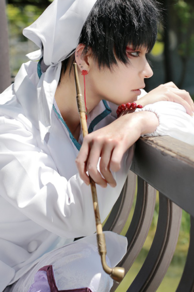 *Cosplay*神还原Cosplay，鬼灯的冷彻，白泽，coser：REACH青春（来自韩国的coser）高颜值男神！！