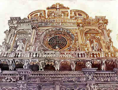 Maja Wronska建筑水彩插画欣赏