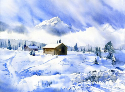 Grzegorz Wrobel水彩插画欣赏