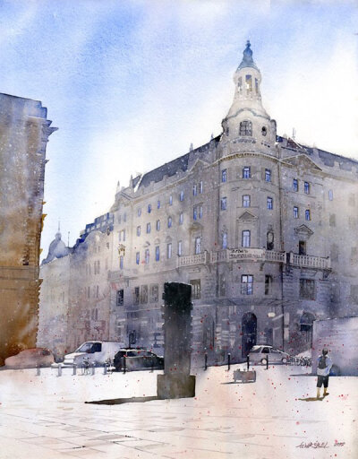 Grzegorz Wrobel水彩插画欣赏