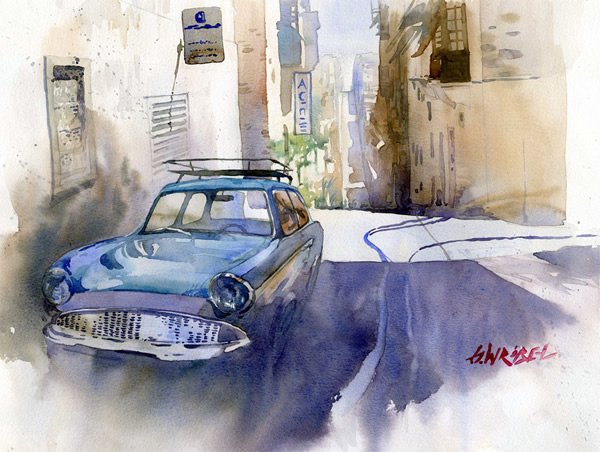 Grzegorz Wrobel水彩插画欣赏