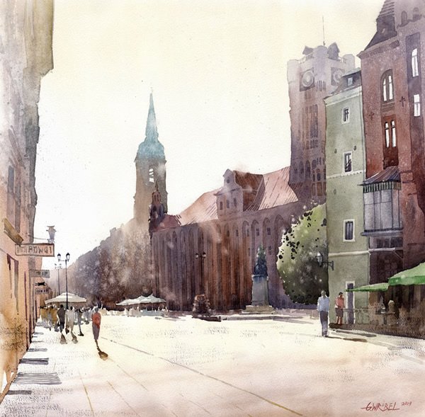 Grzegorz Wrobel水彩插画欣赏