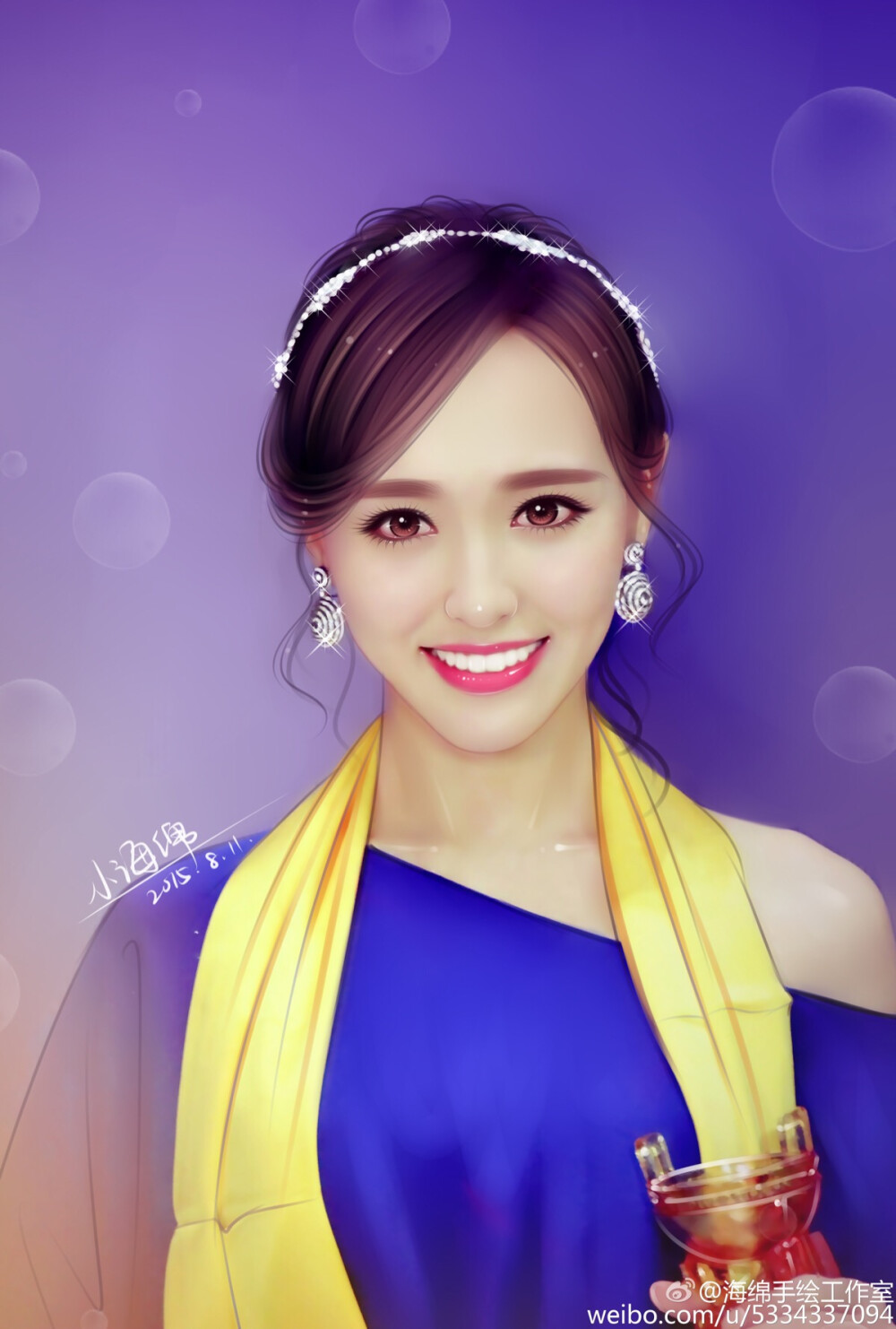 手绘作品……