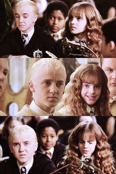 &amp;quot;I'm Malfoy,Draco Malfoy&amp;quot;&amp;quot;Heremione Granger&amp;quot;