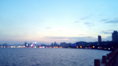 #堆糖遇见坚果#珠海情侣路，夜幕刚降临时的朦胧美，可惜我是单身狗