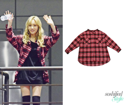 Celebee: Pocket Checked Shirt @ celebee.co.kr ₩45,000