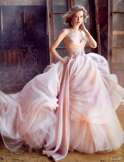 Lazaro Bridal Gowns, wedding dresses Fall 2015 collection