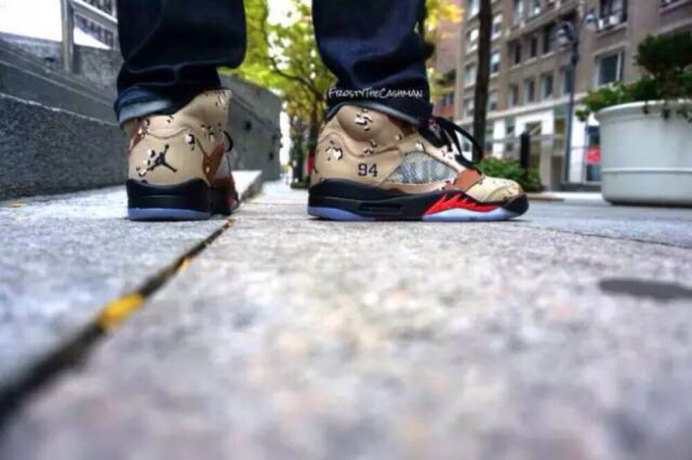 Supreme x AJ 5 Retro “Camo”