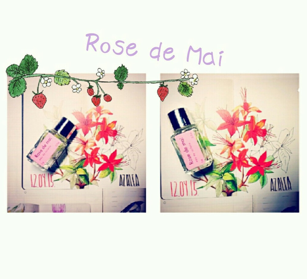 #安利好货# Fragonard花宫娜 这款有个很好听的名字叫做{ Rose de Mai }五月玫瑰淡香水，这瓶是家人从法国带回来的小样 自从使用了一次 就沉醉在它的玫瑰气味里 无法自拔. 它的香味可以用四个字来概括：高级优雅。虽然是淡香水 但是喷完三天之后还能保持淡淡的玫瑰余香/ 好的香水不只是可以悦人 还可以悦己. 总之，这是一瓶可以悦己的香水 喷完一整天心情都棒棒哒 ❀(*´▽`*)❀~♪